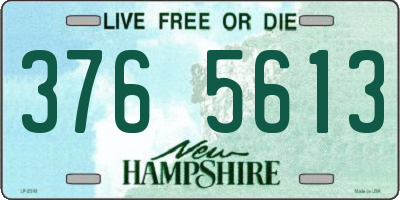 NH license plate 3765613
