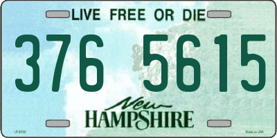 NH license plate 3765615