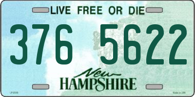 NH license plate 3765622