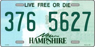NH license plate 3765627