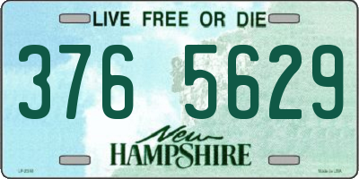 NH license plate 3765629