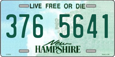 NH license plate 3765641