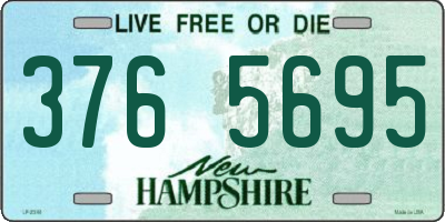 NH license plate 3765695