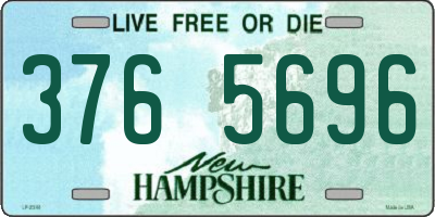 NH license plate 3765696