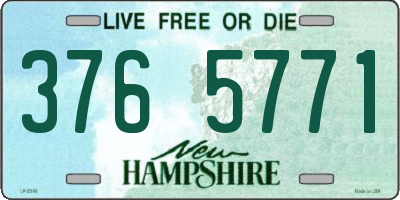NH license plate 3765771