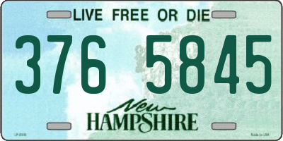 NH license plate 3765845
