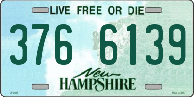 NH license plate 3766139