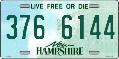 NH license plate 3766144