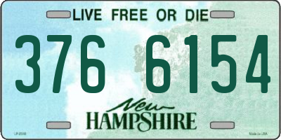 NH license plate 3766154