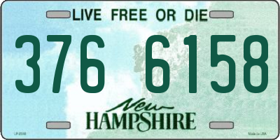 NH license plate 3766158
