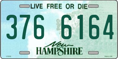 NH license plate 3766164