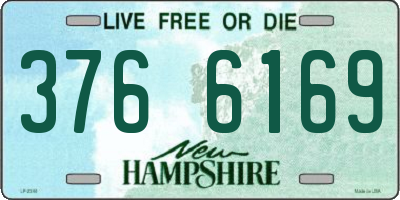NH license plate 3766169