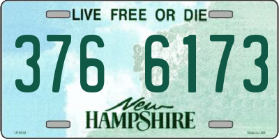 NH license plate 3766173