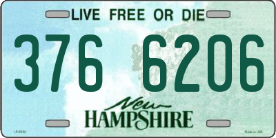 NH license plate 3766206
