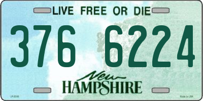 NH license plate 3766224
