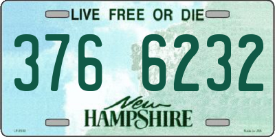 NH license plate 3766232