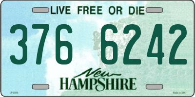 NH license plate 3766242