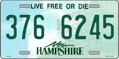 NH license plate 3766245