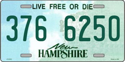 NH license plate 3766250