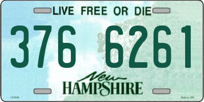 NH license plate 3766261