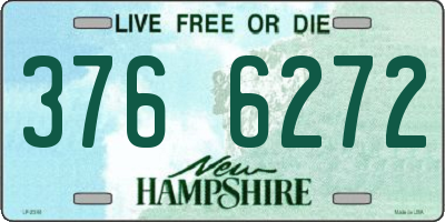 NH license plate 3766272