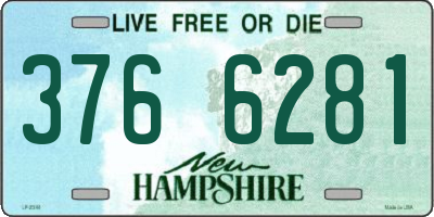 NH license plate 3766281