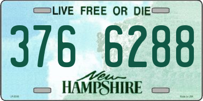 NH license plate 3766288