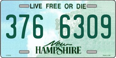 NH license plate 3766309