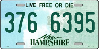 NH license plate 3766395