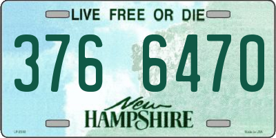 NH license plate 3766470