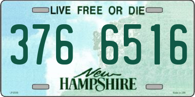 NH license plate 3766516
