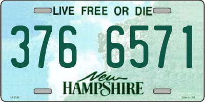 NH license plate 3766571