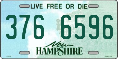 NH license plate 3766596