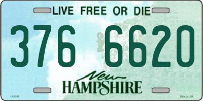 NH license plate 3766620