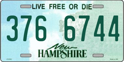 NH license plate 3766744
