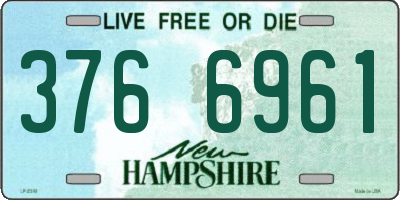 NH license plate 3766961