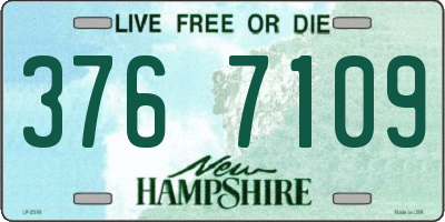 NH license plate 3767109