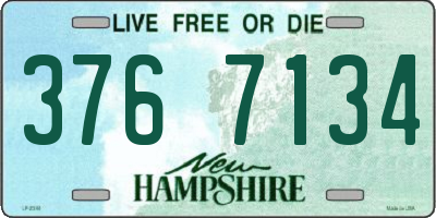 NH license plate 3767134
