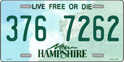 NH license plate 3767262
