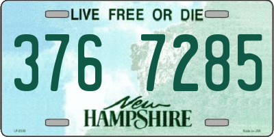 NH license plate 3767285