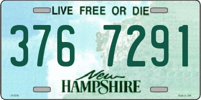 NH license plate 3767291