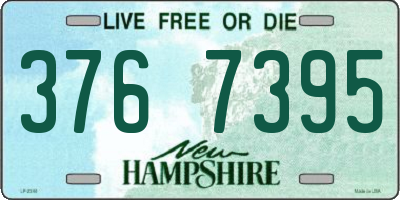 NH license plate 3767395