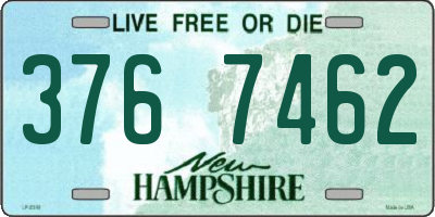 NH license plate 3767462