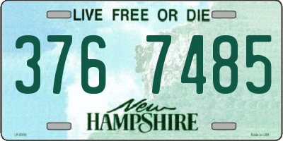 NH license plate 3767485
