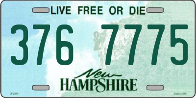 NH license plate 3767775