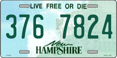 NH license plate 3767824