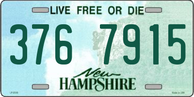 NH license plate 3767915