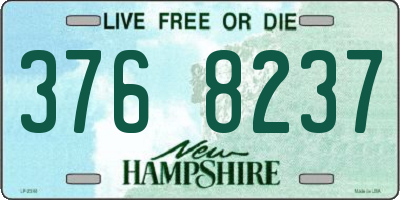 NH license plate 3768237