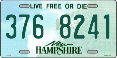 NH license plate 3768241