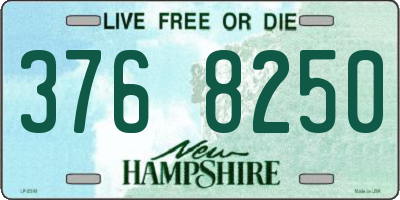 NH license plate 3768250